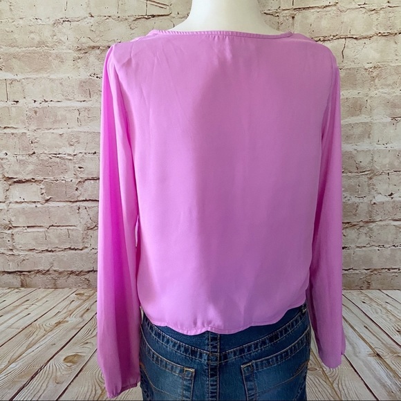 TOBI chiffon scalloped cropped blouse - Picture 2 of 4